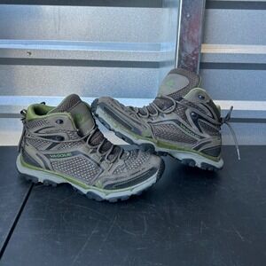 Vasque Juxt 7328M Mens Hiking Boots Brown Olive Green Vibram Mid Size 9.5M